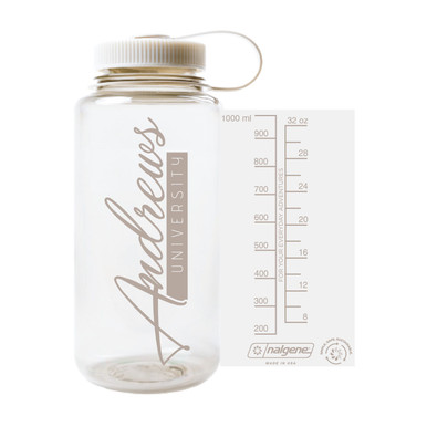 Nalgene, 32 Oz - Andrews University - Wide Mouth Bottle - Cotton