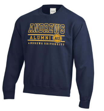 Gear, Big Cotton Tumbled Crew - Marine Navy