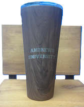 Tumbler - Brown - Triple Insulated, easy grip sides, Stainless Stell - Cork Cicle