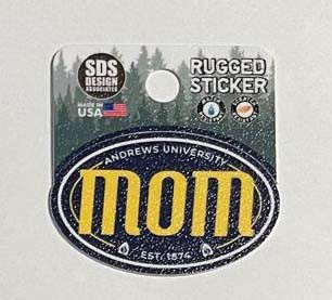 2" Andrews University Euro Mom Art De Rugged Sticker