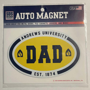 Euro Andrews University  Dad Art Deco Text Magnet [Packaged]