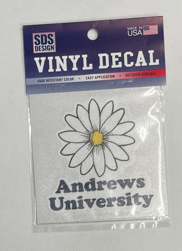 3" Andrews University Daisy Vinyl