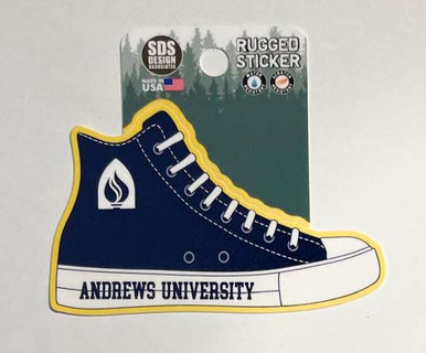 3" Andrews University Sneaker Rugged Sticker