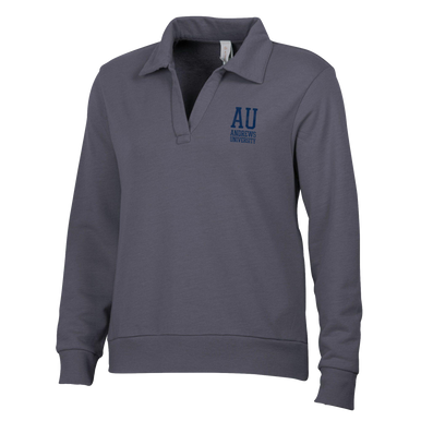 Alternative, Womens Collard Pullover, Dark Navy