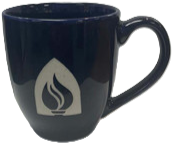 Solid Bistro Mug - Ceramic - Blue - Andrews Flame