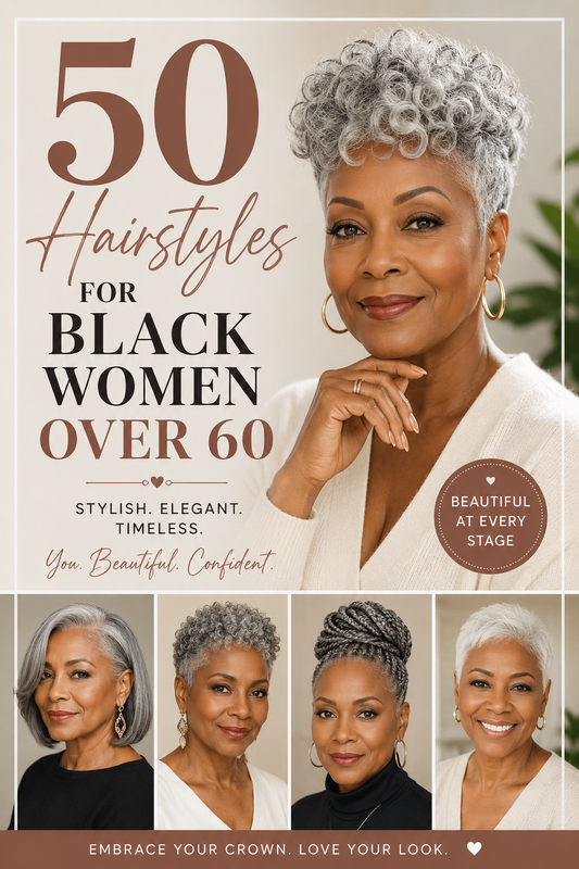 50 Hairstyles for Black Women Over 60: Beautiful, Elegant & Easy Styles
