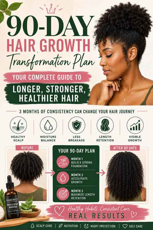 90-Day Hair Growth Transformation Plan: Your Complete Guide to Longer, Stronger, Healthier Hair