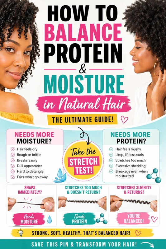 How to Balance Protein and Moisture in Natural Hair (The Ultimate Guide)