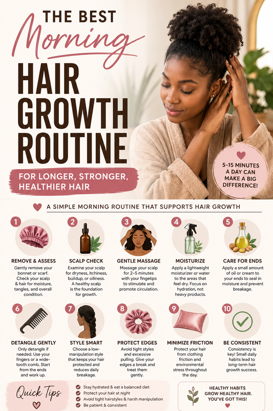 Best Morning Hair Growth Routine: A Complete Guide for Longer, Stronger, Healthier Hair