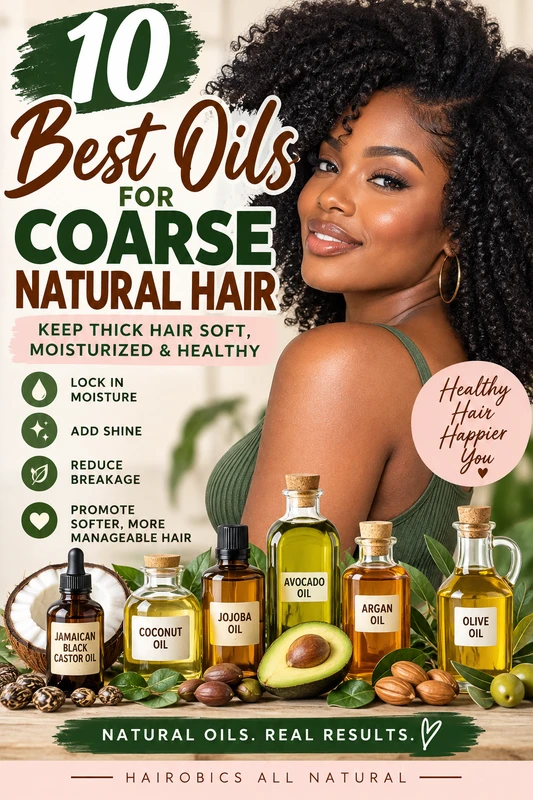 Best Oils for Coarse Natural Hair: The Complete Guide to Softer, More Manageable Hair
