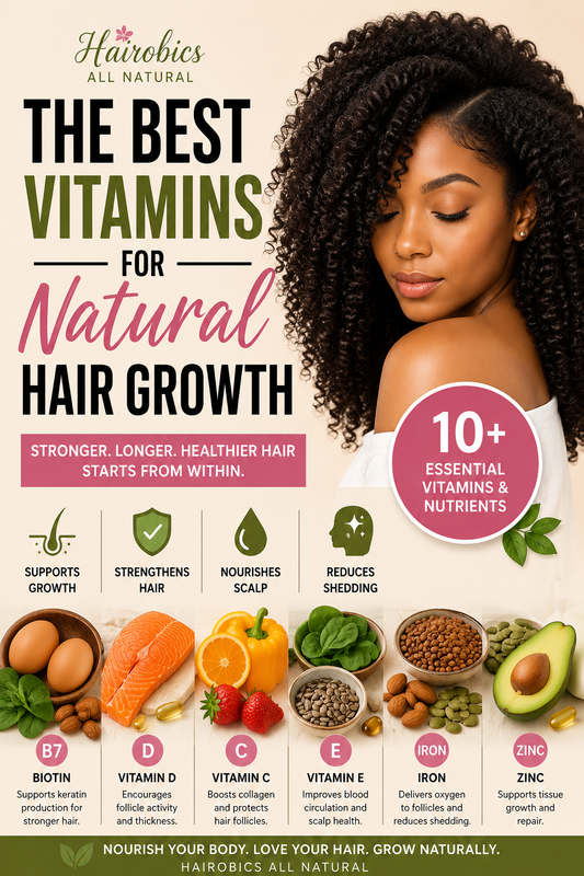 Best Vitamins for Natural Hair Growth: The Complete Guide to Stronger, Longer, Healthier Hair