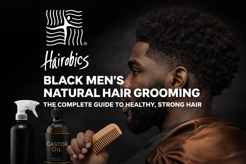 Black Men’s Natural Hair Grooming: The Complete Guide to Healthy, Strong Hair