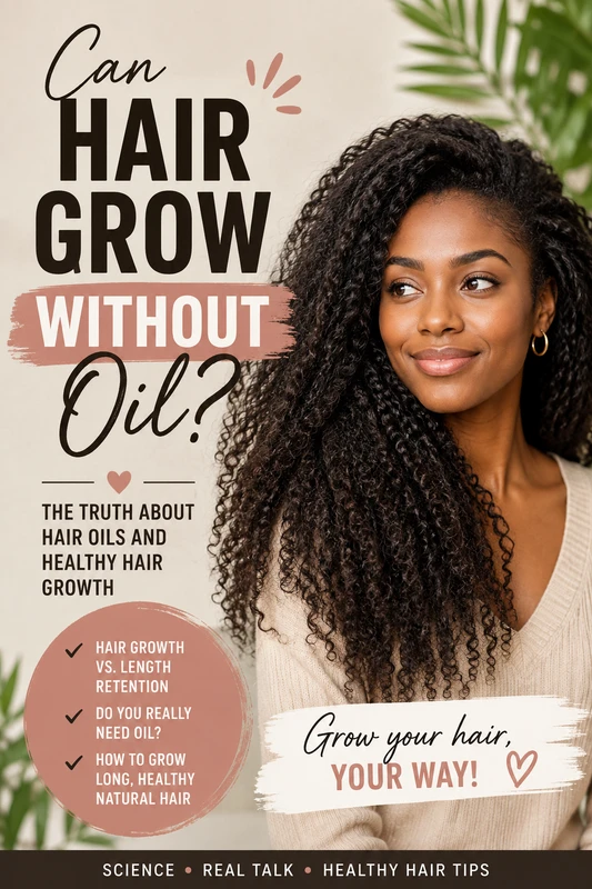 Can Hair Grow Without Oil? The Truth About Hair Oils and Healthy Hair Growth