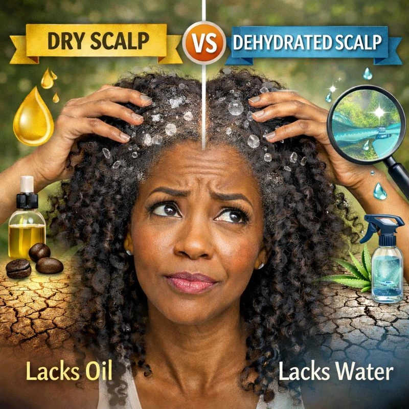 Dry Scalp vs. Dehydrated Scalp: What’s the Difference and How to Fix Each One