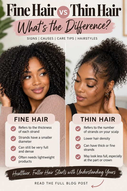 Fine Hair vs Thin Hair: What’s the Difference and How Should You Care for Each?