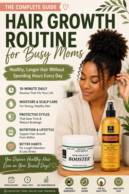 Hair Growth Routine for Busy Moms: The Complete Guide to Healthy, Longer Hair Without Spending Hours Every Day