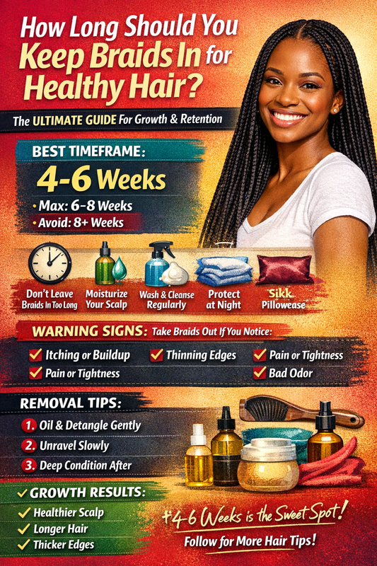How Long Should You Keep Braids In for Healthy Hair? (Complete Guide for Maximum Growth & Retention)