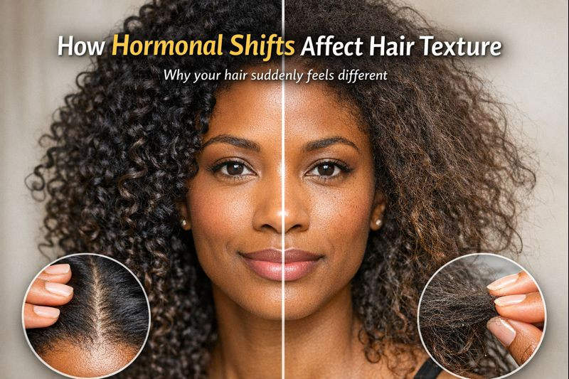 How Hormonal Shifts Affect Hair Texture (And Why Your Hair Suddenly Feels Different)