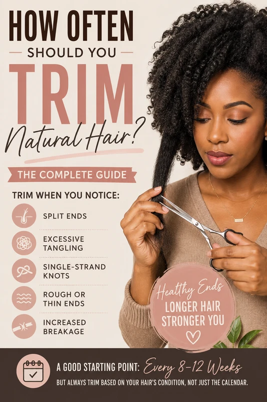 How Often Should You Trim Natural Hair? A Complete Guide to Healthy Ends and Length Retention