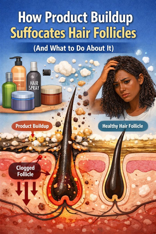 How Product Buildup Suffocates Hair Follicles (And What to Do About It)