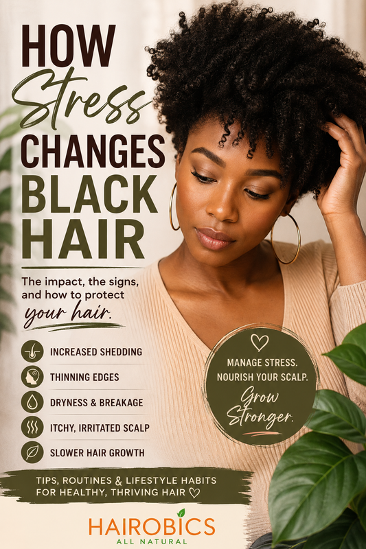How Stress Changes Black Hair: The Complete Guide to Protecting Your Hair During Stress