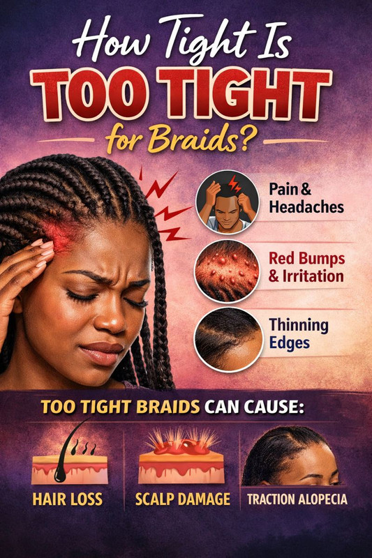 How Tight Is Too Tight for Braids? (Warning Signs, Damage & What to Do)