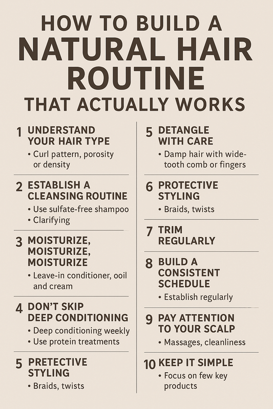 How to Build a Natural Hair Routine That Actually Works