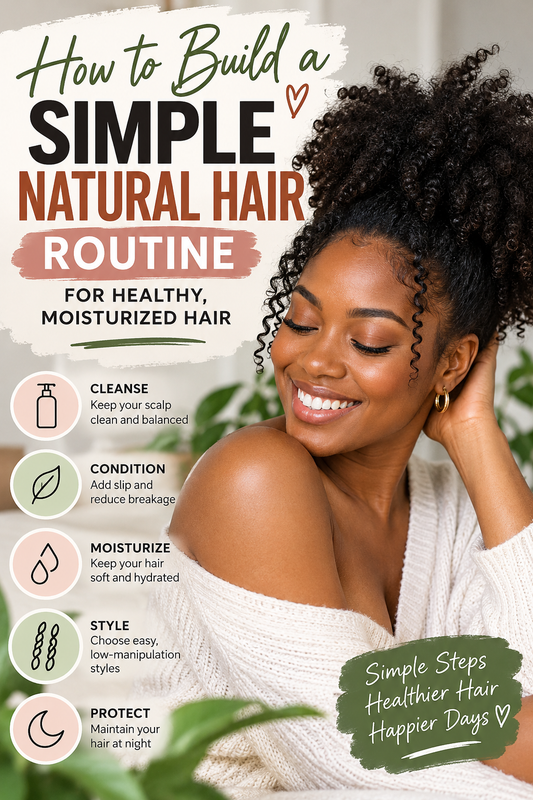How to Build a Simple Natural Hair Routine for Healthy, Moisturized Hair