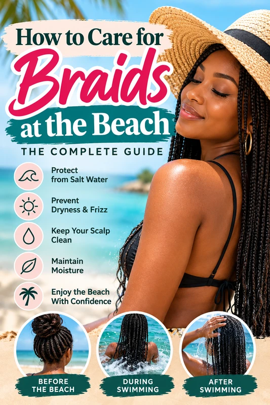 How to Care for Braids at the Beach: The Complete Guide