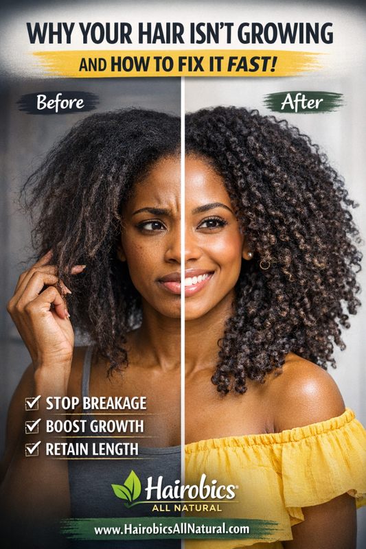 How to Fix Hair Growth Stagnation Naturally (The Complete Guide for Real Length Retention & Growth)
