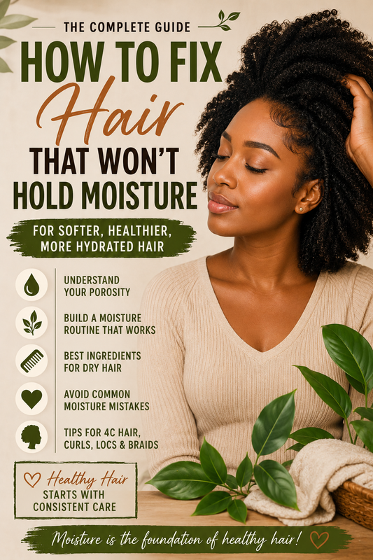 How to Fix Hair That Won't Hold Moisture: The Complete Guide for Softer, Healthier Natural Hair