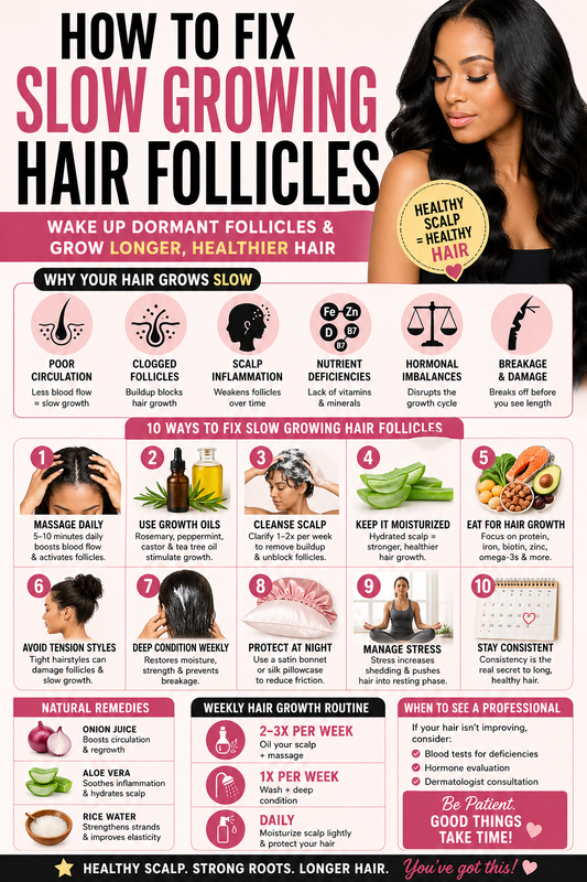 How to Fix Slow Growing Hair Follicles (Complete Science-Backed Guide)