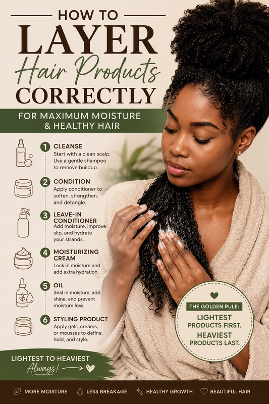 How to Layer Hair Products Correctly: The Complete Guide for Healthy, Moisturized Har 