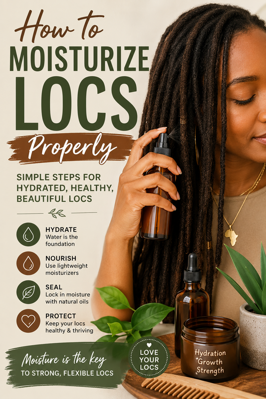 How to Moisturize Locs Properly: The Complete Guide to Healthy, Hydrated Locs