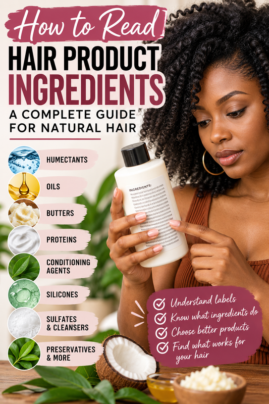 How to Read Hair Product Ingredients: A Complete Guide for Natural Hair