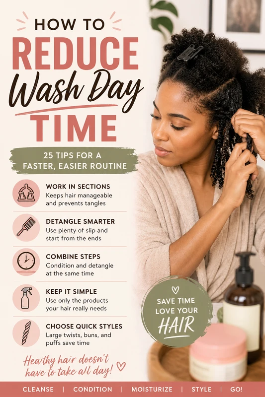 How to Reduce Wash Day Time: A Complete Guide for Natural Hair