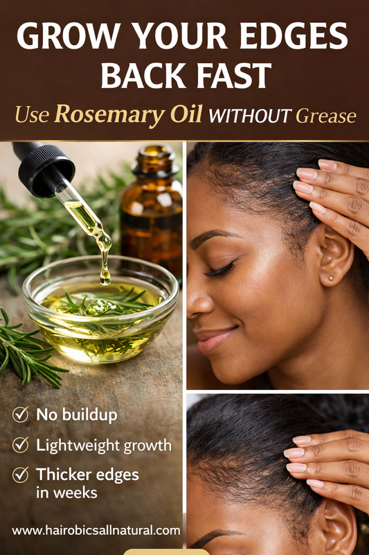 How to Use Rosemary Oil for Edge Regrowth Without Greasiness (Complete Guide)