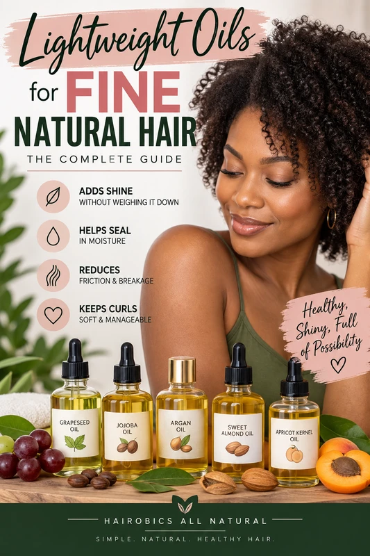 Lightweight Oils for Fine Natural Hair: The Complete Guide