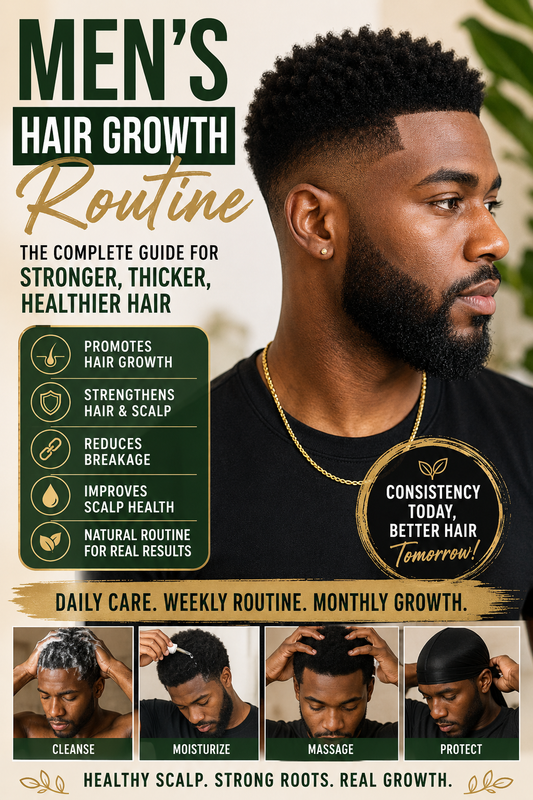 Men's Hair Growth Routine: The Complete Guide for Stronger, Thicker, Healthier Hair