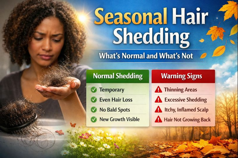 Seasonal Hair Shedding: What’s Normal and What’s Not