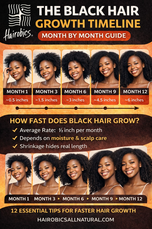 The Black Hair Growth Timeline (What to Expect Month by Month)