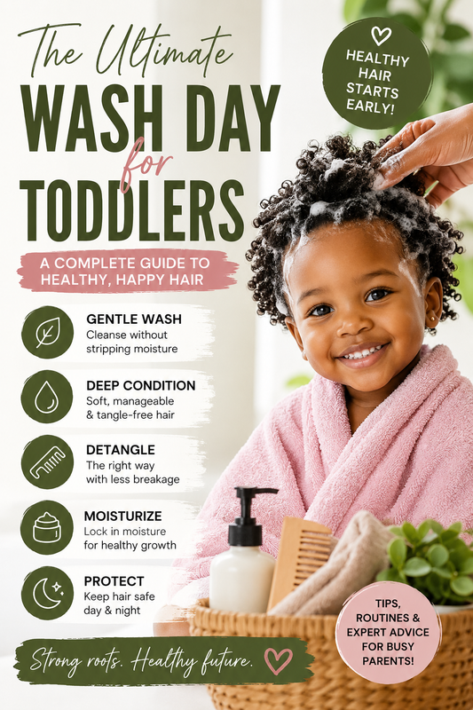 Wash Day for Toddlers: The Complete Guide to Stress-Free, Healthy Hair Care