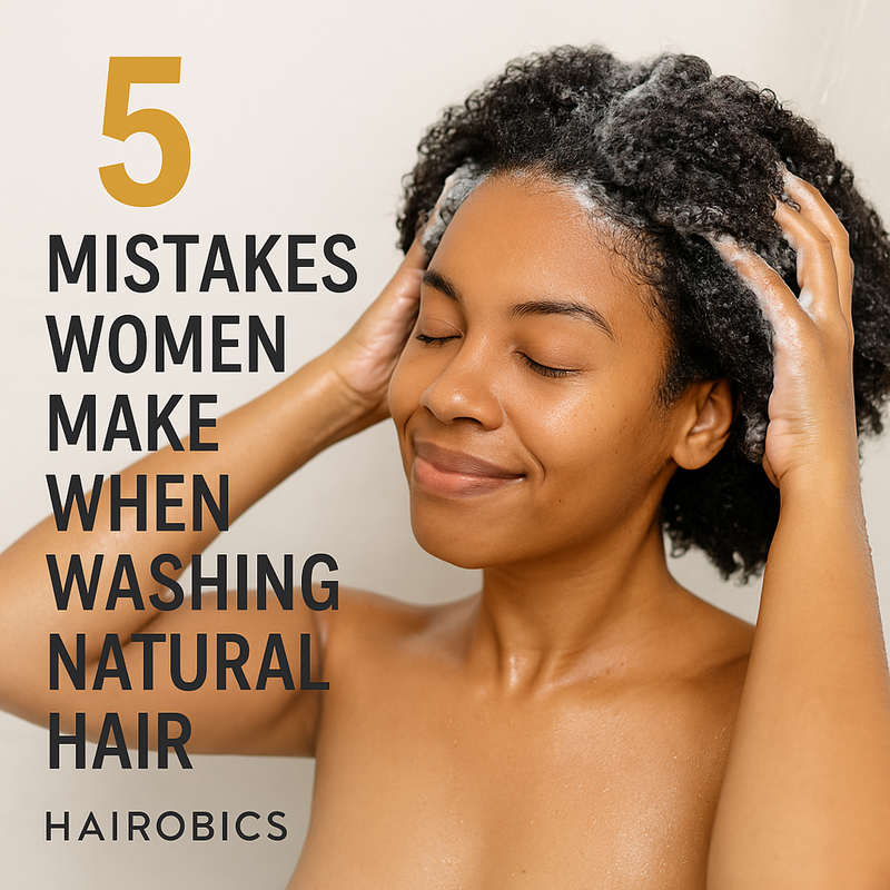 5 Mistakes Women Make When Washing Natural Hair (and How to Fix Them)