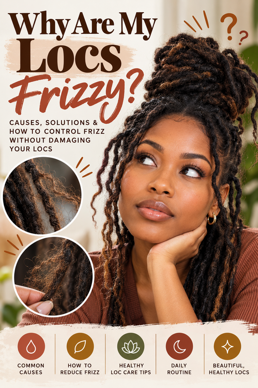 Why Are My Locs Frizzy? Causes, Solutions & How to Control Frizz Without Damaging Your Locs