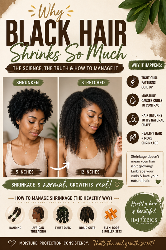 Why Black Hair Shrinks So Much: The Science Behind Shrinkage and How to Manage It Naturally
