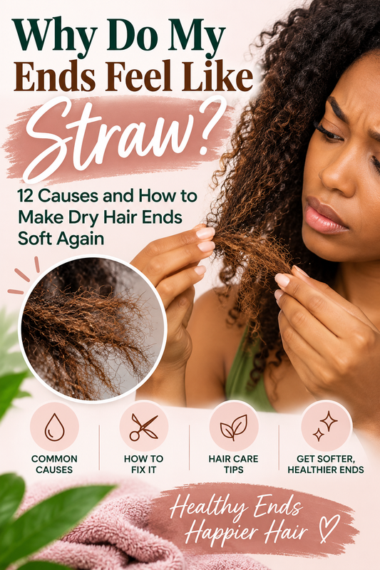Why Do My Ends Feel Like Straw? 12 Causes and How to Make Dry Hair Ends Soft Again