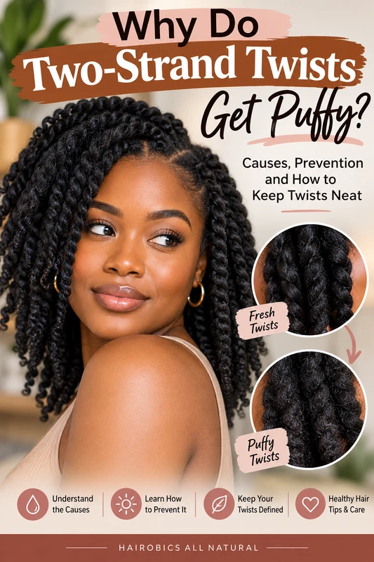 Why Do Two-Strand Twists Get Puffy? Causes, Prevention, and How to Keep Twists Neat