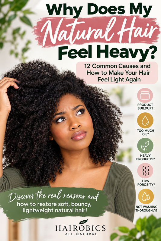 Why Does My Natural Hair Feel Heavy? 12 Common Causes and How to Make Your Hair Feel Light Again