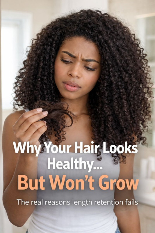 Why Your Hair Looks Healthy but Won’t Grow