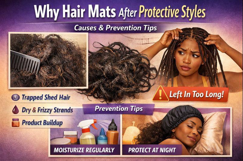 Why Hair Mats After Protective Styles (And How to Stop It)